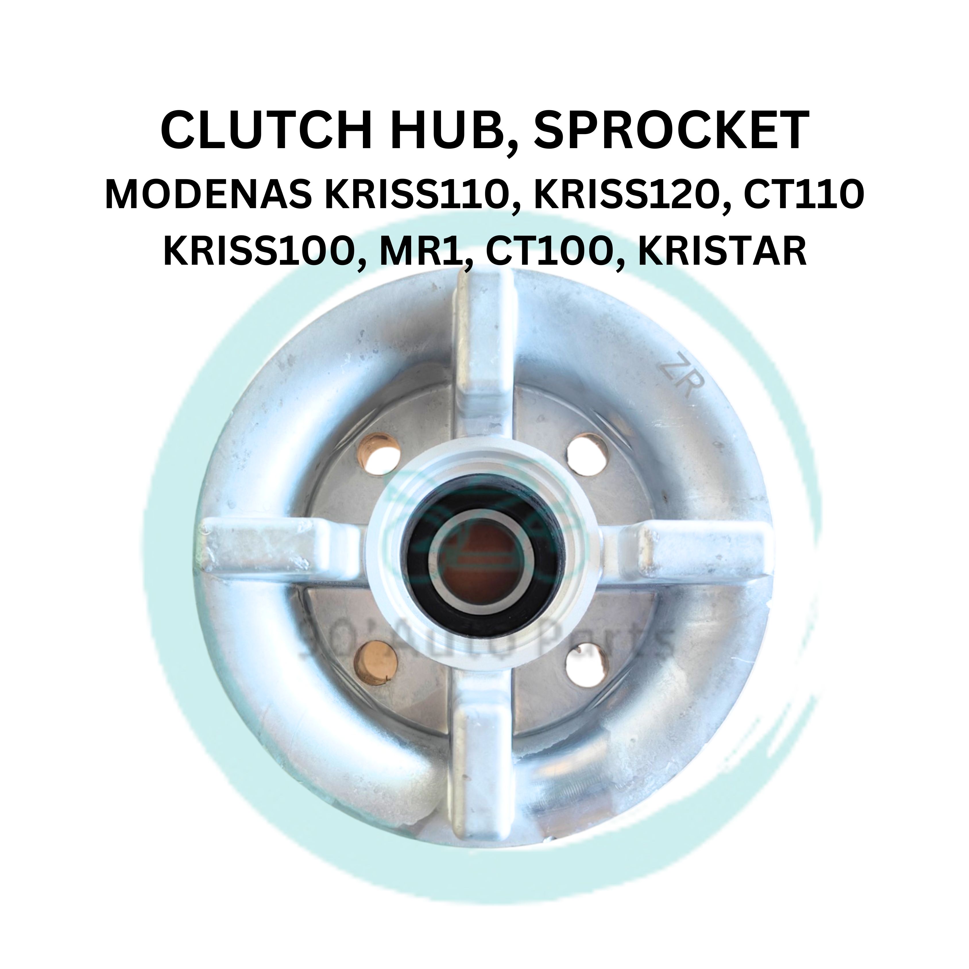 CLUTCH HUB SPROCKET HUB SPOCKET HUB MOTOR MODENAS KRISS 110 KRISS 120 ...