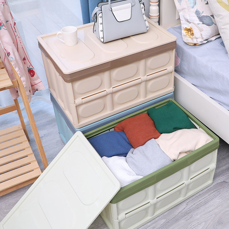 𝐐𝐔𝐈𝐂𝐊 𝐒𝐄𝐓𝐔𝐏 Stackable Folding Storage Box Foldable Wardrobe Closet Car ...