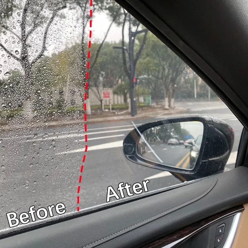 [ Side Mirror Glass Coating ] SPD Rain Water Repellant Anti Rain Mist ...