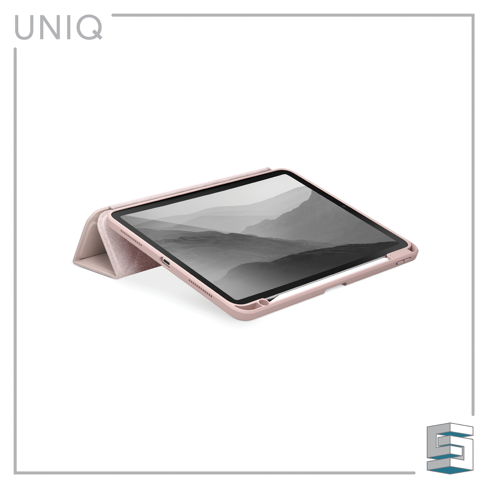 Uniq Moven Case Voor De Apple IPad Air 13 Inch (2025) M3 / (2024) M2 - Charcoal Grey - View #10