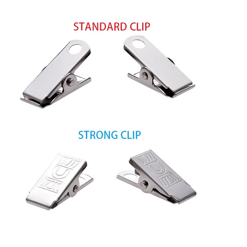 METAL NAME TAG CLIP (25pcs / 50pcs /100pcs) | Shopee Malaysia