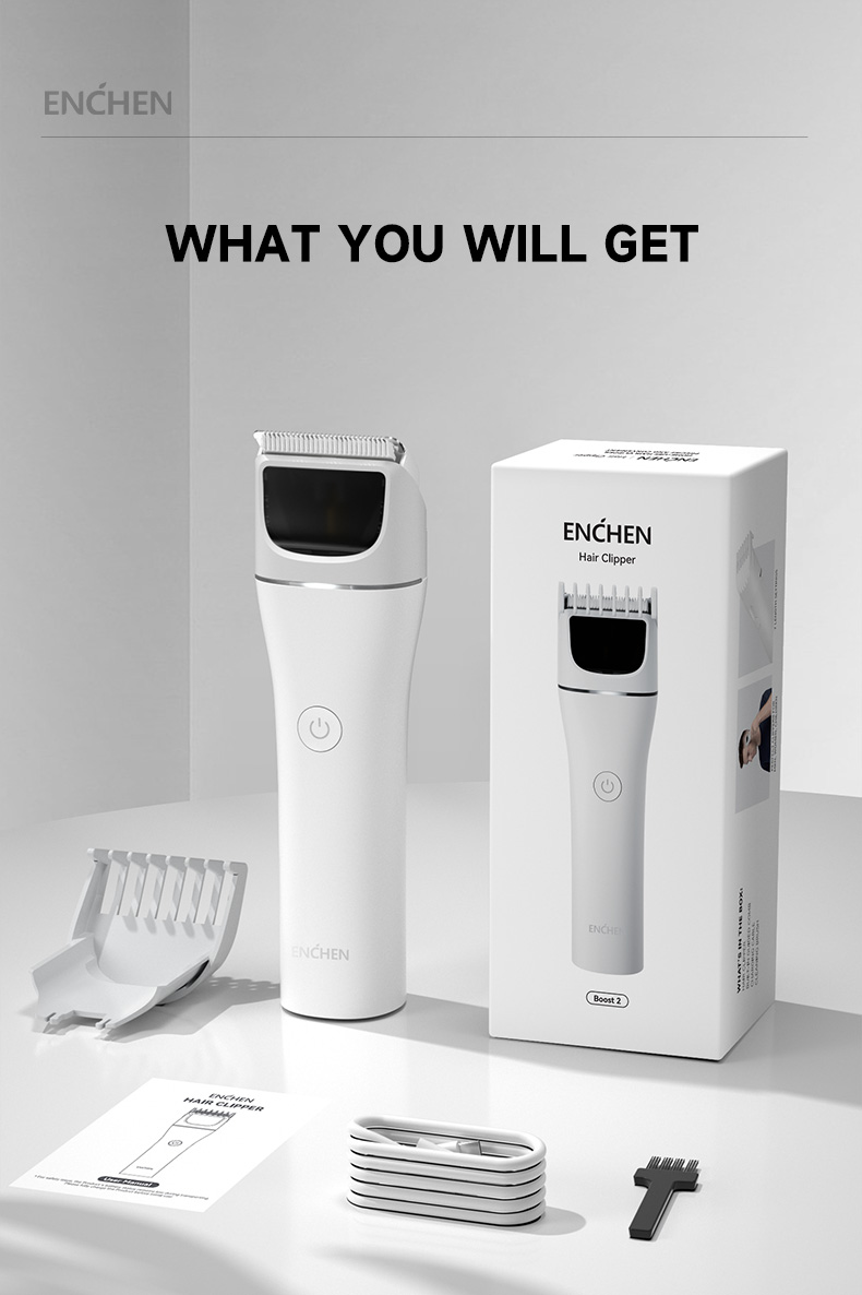 Gadgetoo Enchen Boost 2 Electric Hair Trimmer ( Update Version )