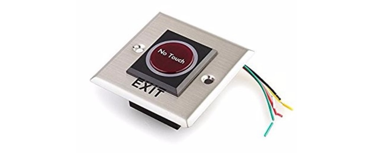 Door Access No Touch Big Infrared Exit Button to Release EM Magnet ...