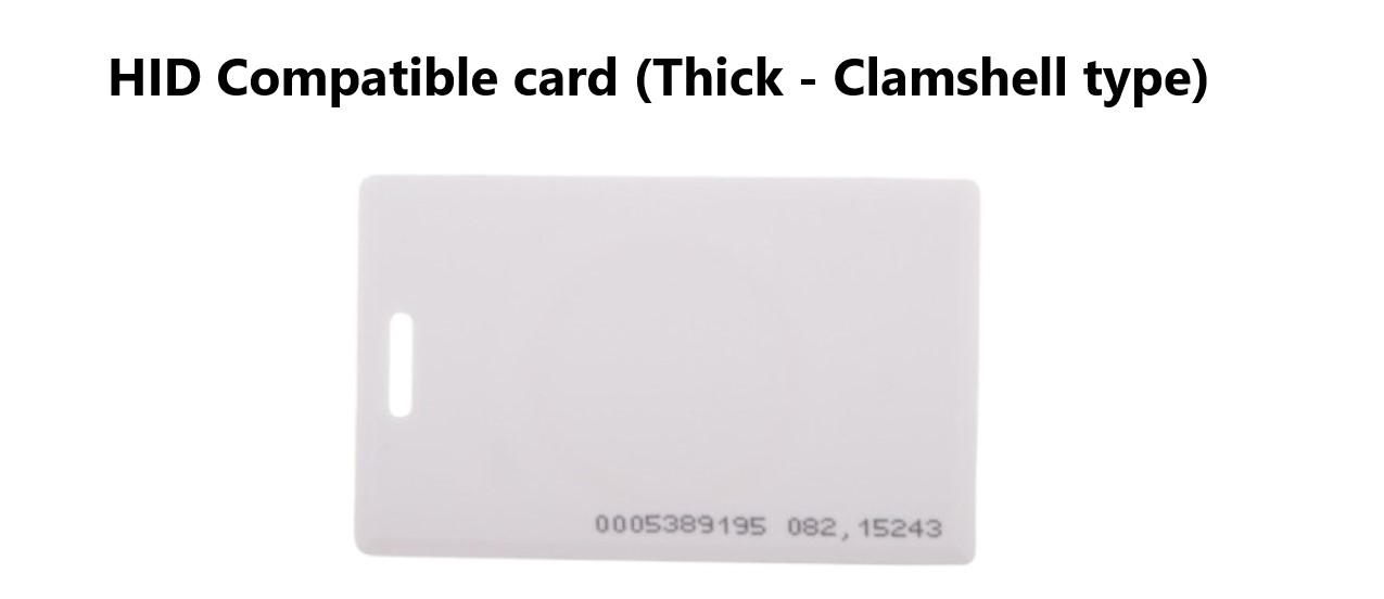 Compatible HID RFID ID EM 125KHz Thick Card Different Numbering for ...
