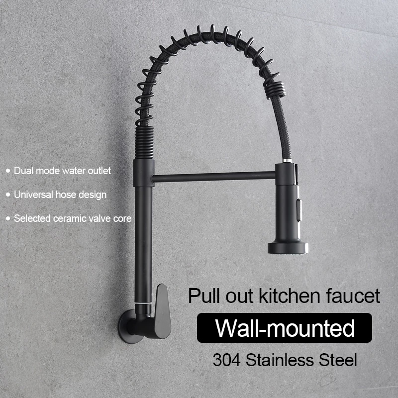 Rotation Multi-Direction Washing Faucet Pull-Out Kitchen Faucet Water ...