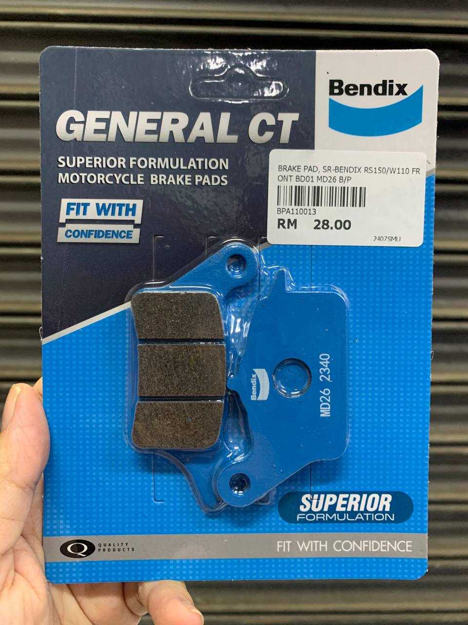 BENDIX RACING BRAKE PAD MD30 MD26 MD51 MD6 MD25 RS150 Y15 Y16 NVX LC4S ...