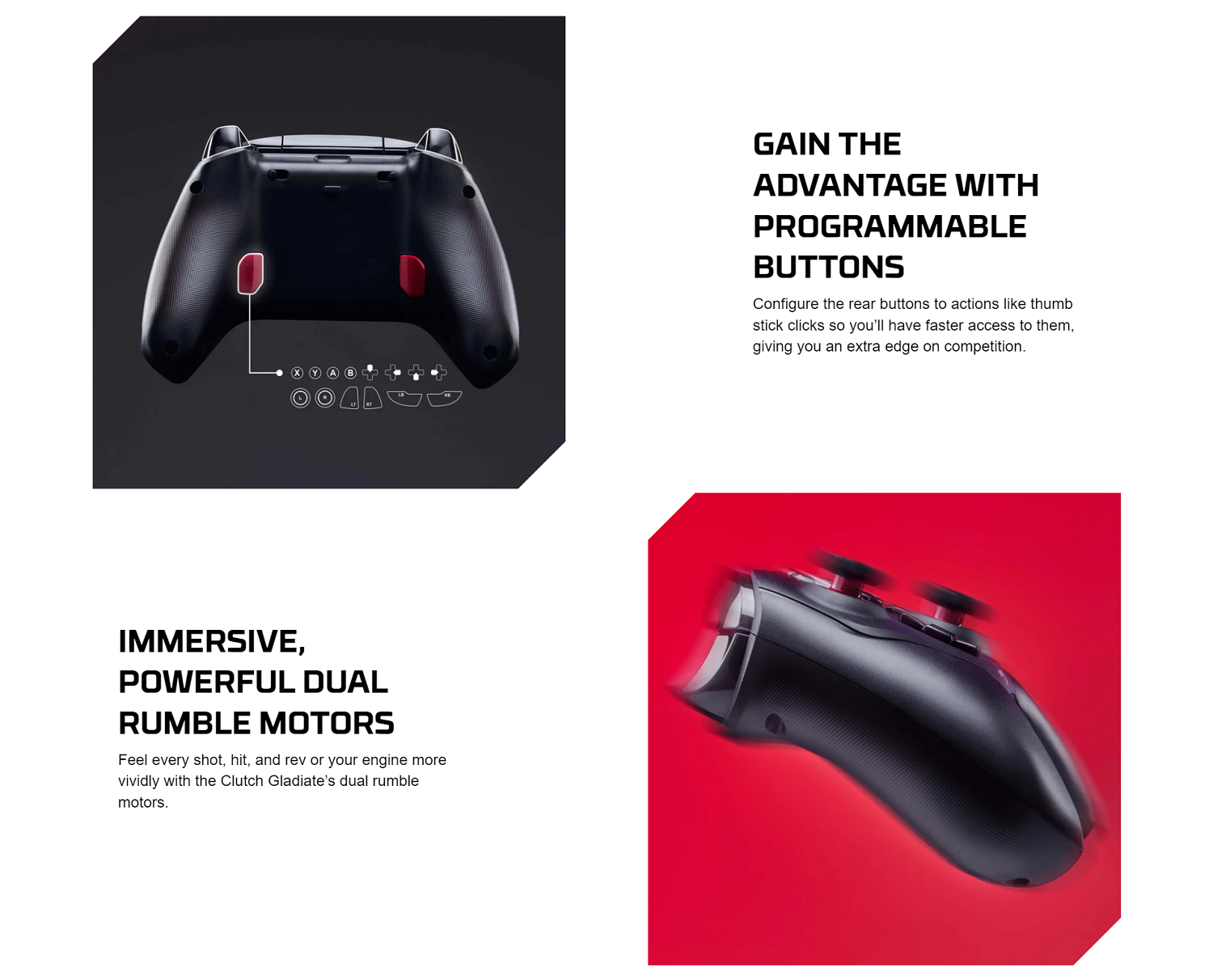 HYPER-X HYPERX CLUTCH GLADIATE WIRED GAMING CONTROLLER WITH XBOX ...