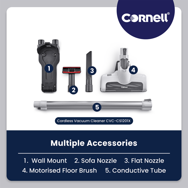 Cornell Cordless Stick Vacuum Cleaner & Handheld Vacuum Cleaner | CVC ...