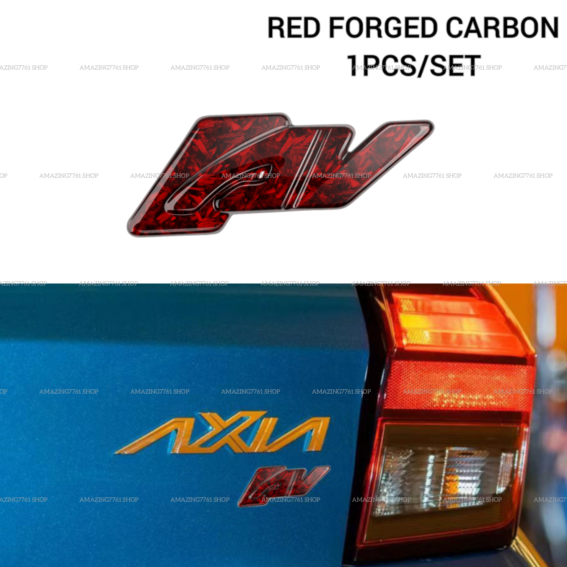 AMAZING PERODUA NEW AXIA 2023-2024 CAR AV SPEC LOGO EMBLEM FRAME ...