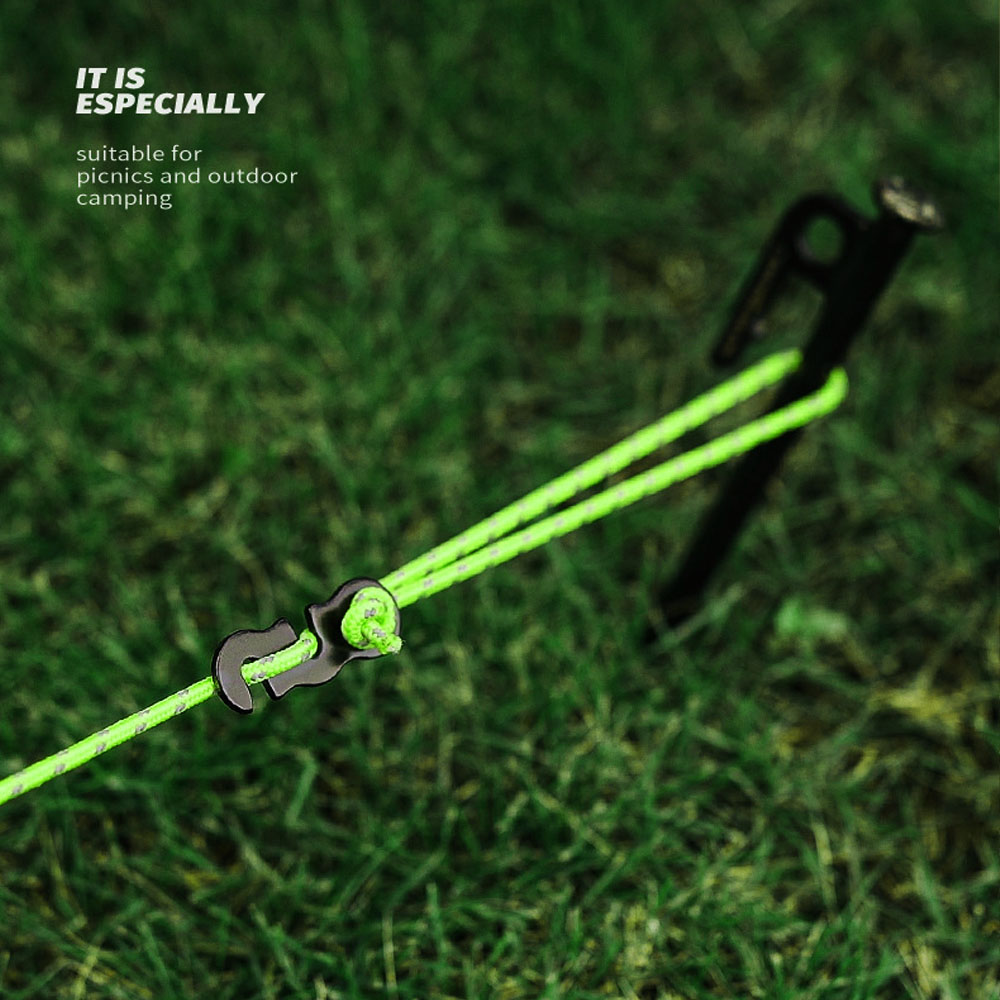 UtanKing™ 4 Meter Reflective Camping Rope Tent Ropes Flysheet Tensioner ...