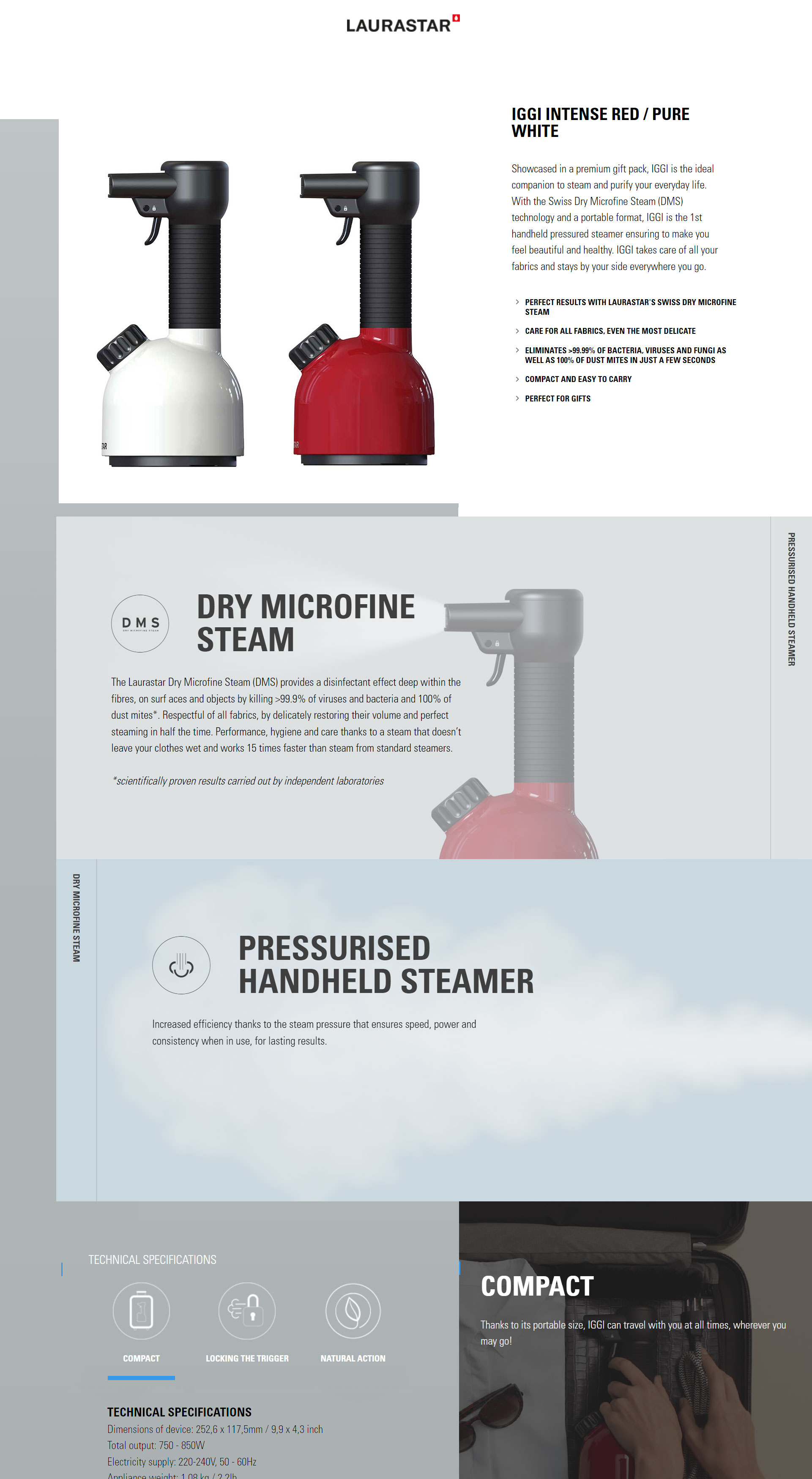 Dry deals microfine steam