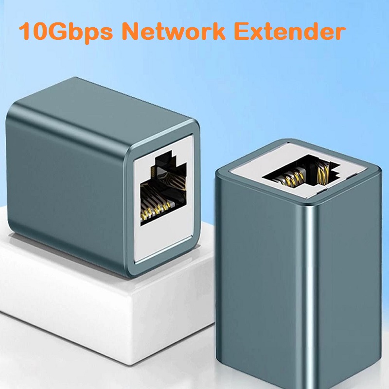 RJ45 Female to Female Coupler Joint Ethernet Coupler Gigabit 10Gbps ...