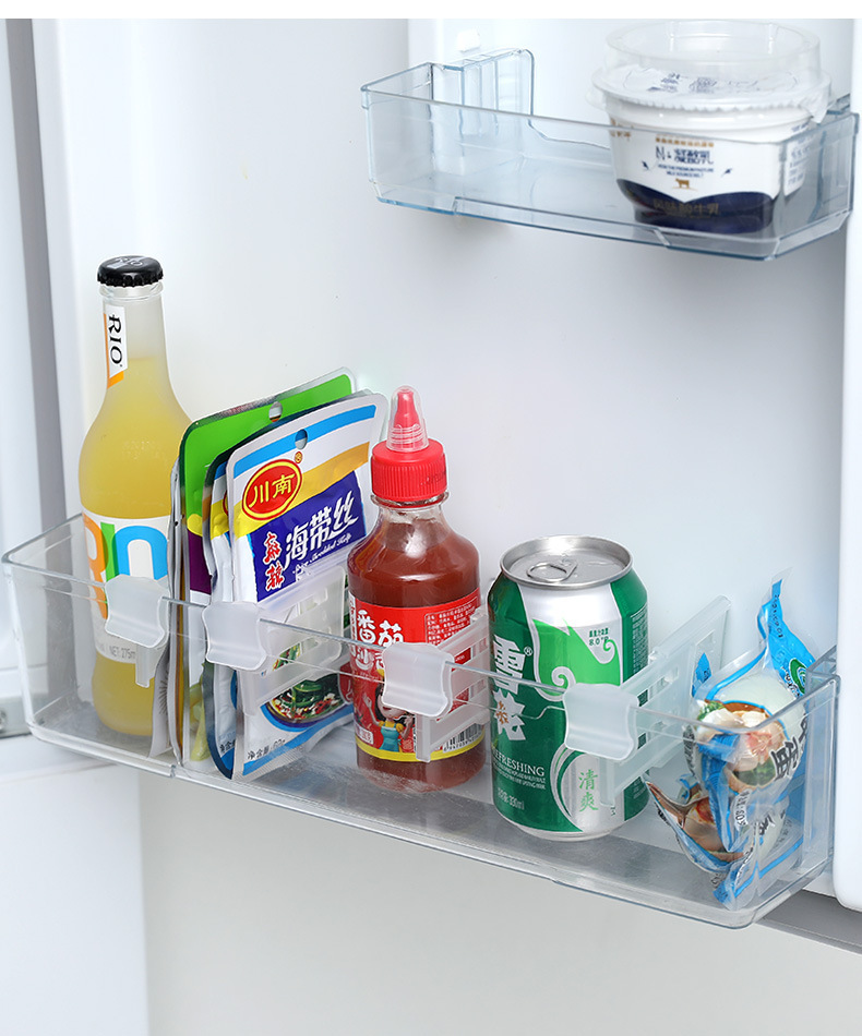 Refrigerator Partition Divider Fridge Storage Rack Adjustable Partition ...
