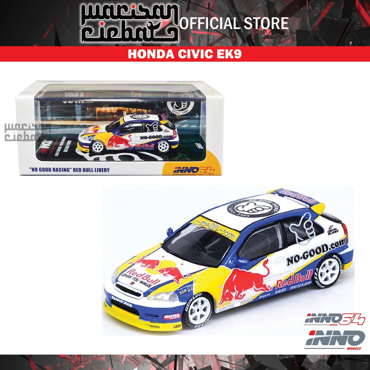 Inno Models Inno64 1/64 Honda Civic EK9 