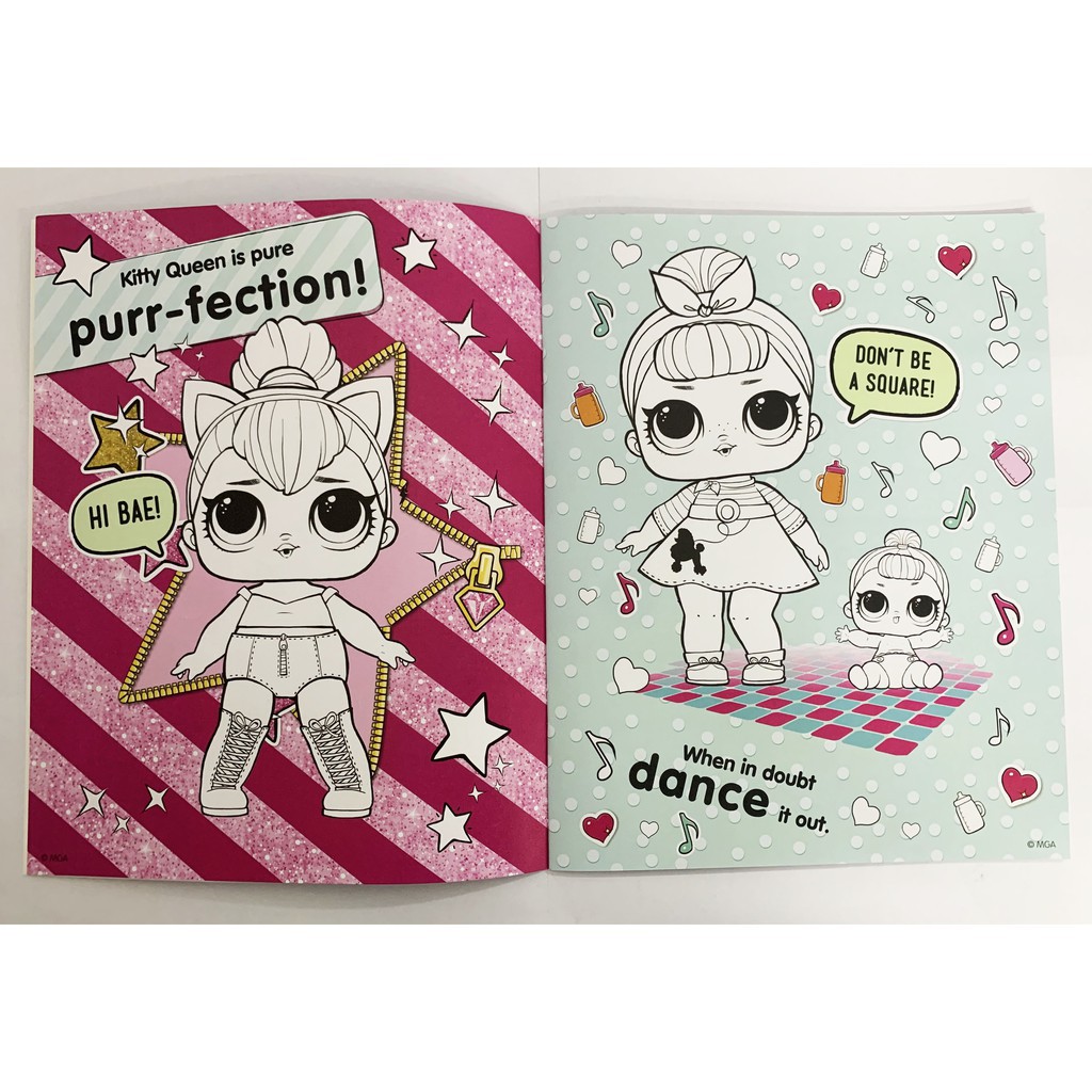 Lol Coloring Pages Kitty Queen Lol Omg Kitty K El Corte Ingles Lol