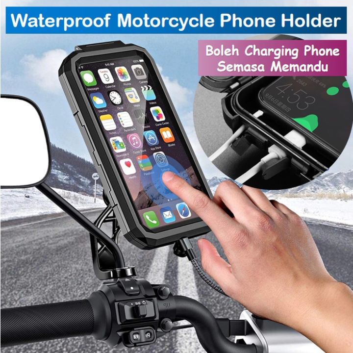 Phone Holder For Motorcycle Waterproofnull