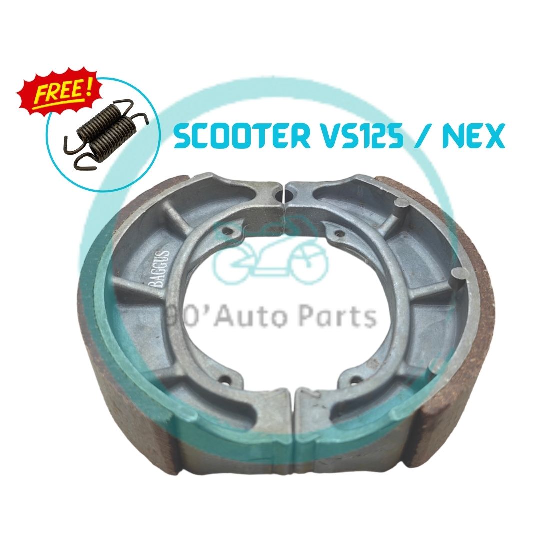 BRAKE SHOE BRAKE LINING MOTOR SUZUKI SCOOTER VS125 VS 125 VS150 VS 150 ...