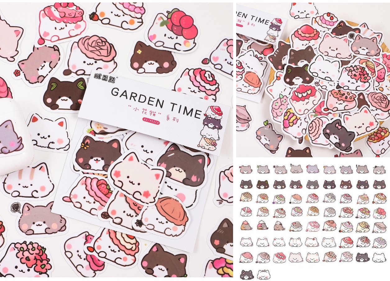 Creative Cute Cartoons Japanese Korean Style Kawaii Deco Stickers Pack ...