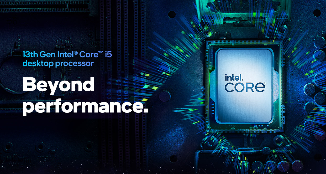 Intel Core i5-13400F 13th Gen 10 core 6 P-cores + 4 E-cores 16Threads 20MB  Cache 5032037260299
