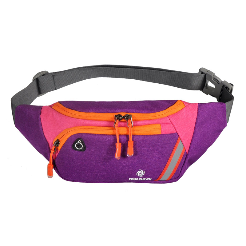 Running Waist Bag Pack Belt with Zipper, Jogging Gym Marathon Waist ...