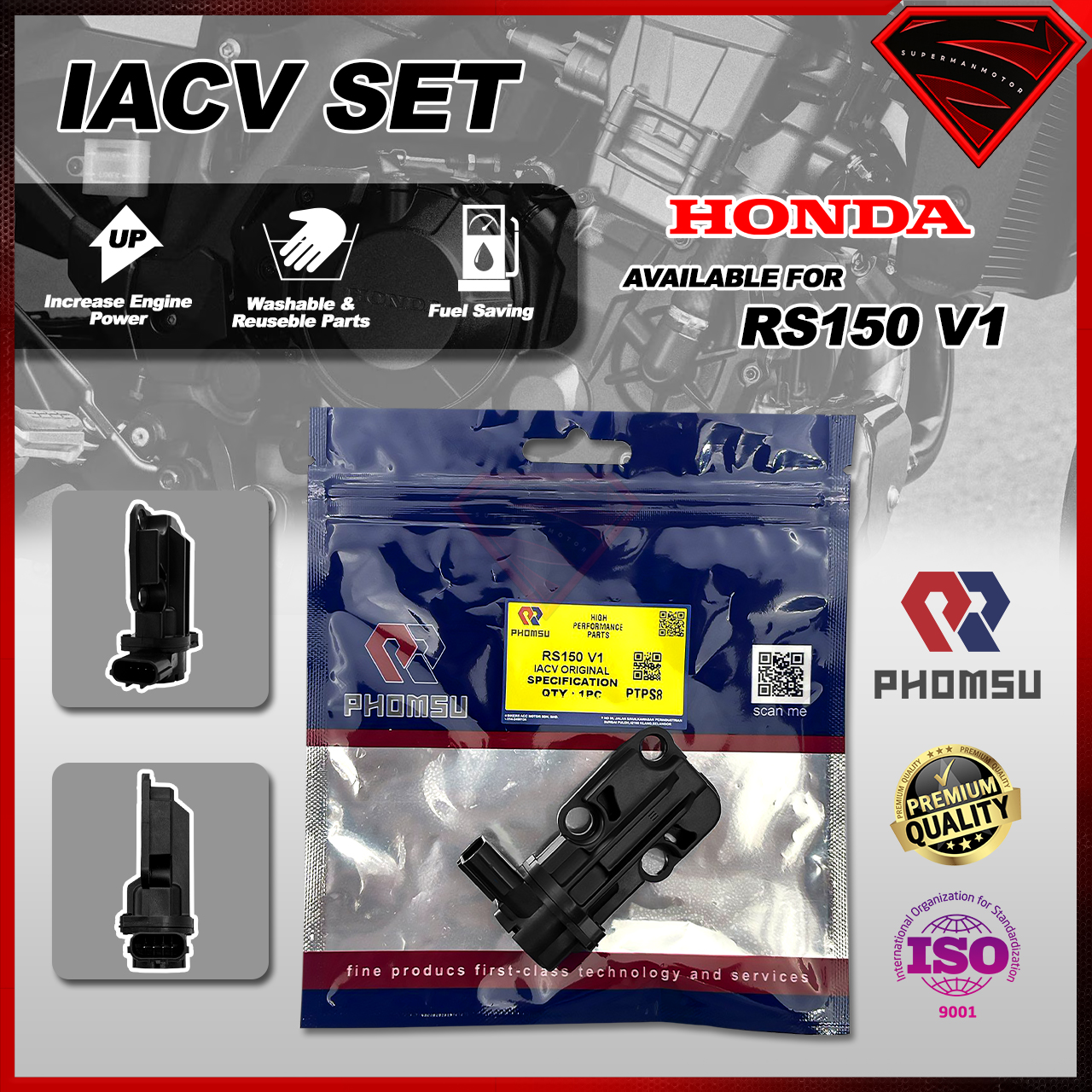 PHOMSU TPS IACV PCX SRL115 FI Y15 Y16 SYM VF3I RSX150 RS150 SRL115 ...