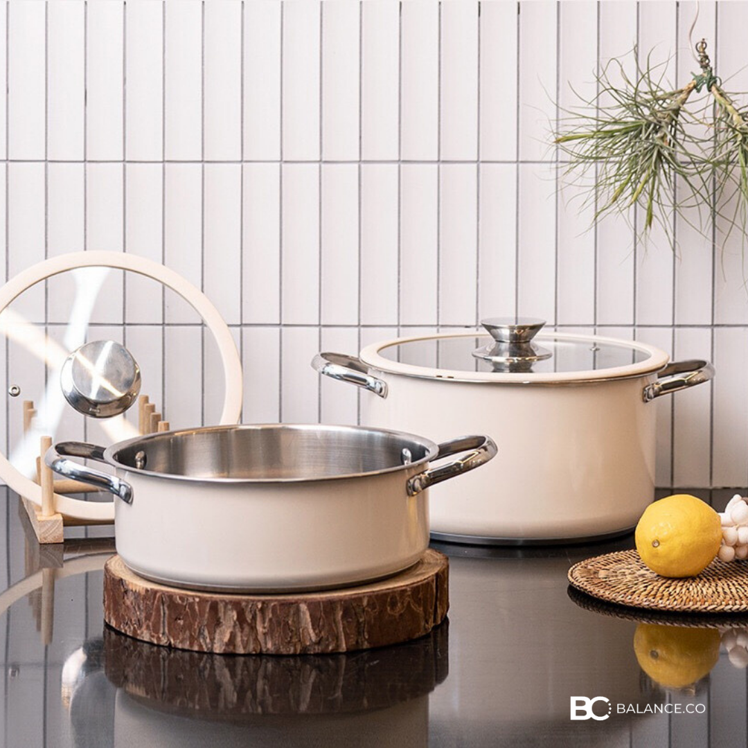 Balance.co Buttermilk Casserole NonStick Soup Pot Induction Cooker ...