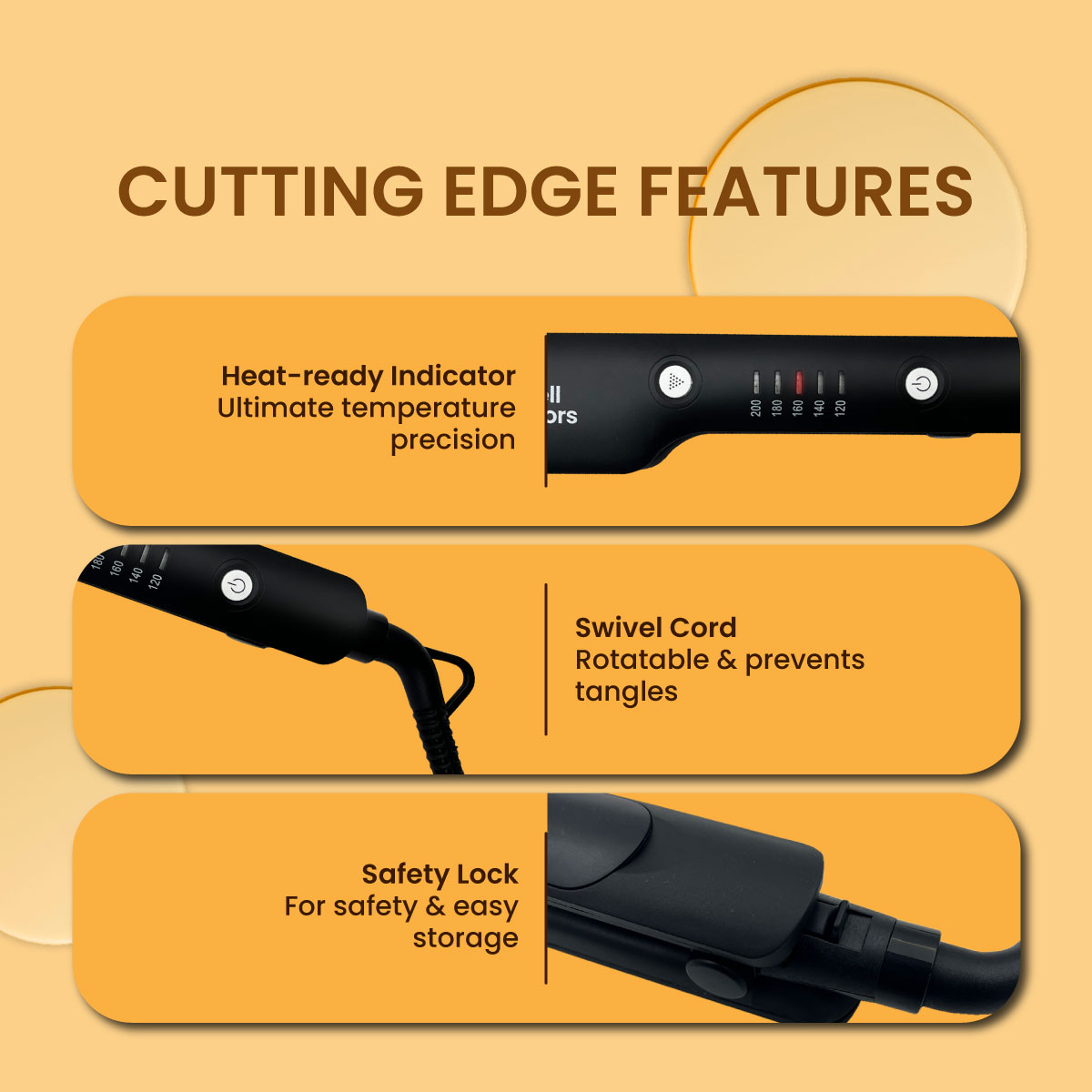 Russell Taylors Ceramic Coating Hair Straightener with Steam Infusion ...
