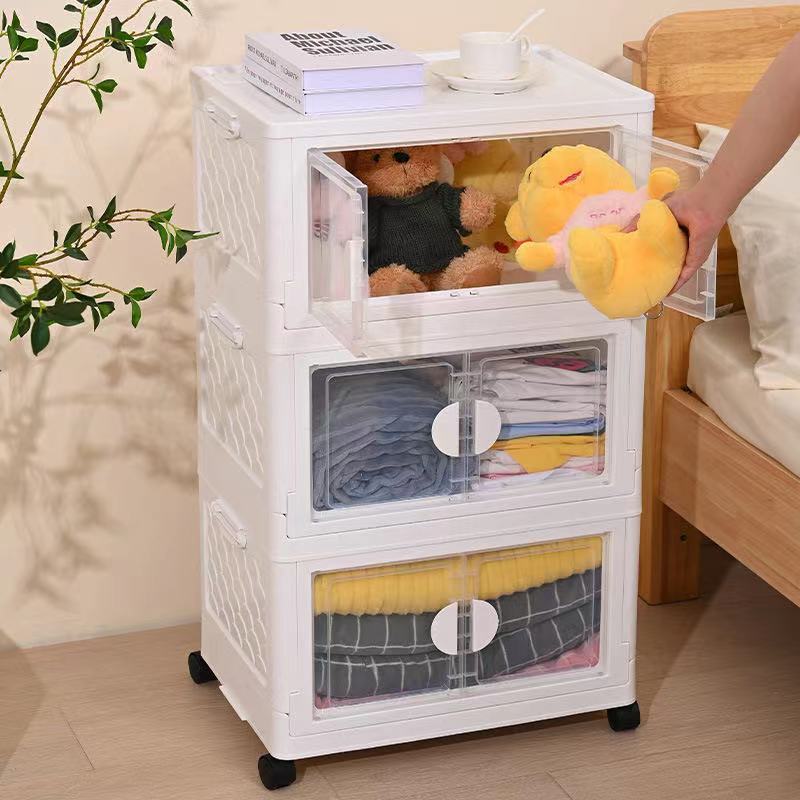 Murah Multipurpose Two Door Storage Box Stackable Storage Cabinet Rack ...