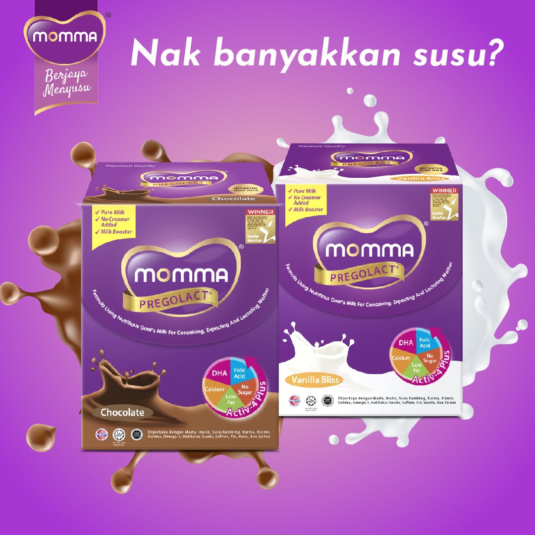 Momma Pregolact Milk Booster Drink / Breast Milk Supplement Drink ...