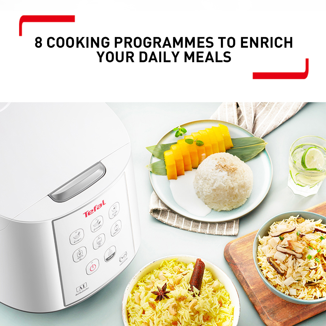 [ FREE Bubble Wrap ] Tefal RK7321 Fuzzy Logic Rice Cooker 1.8L 10 Cups
