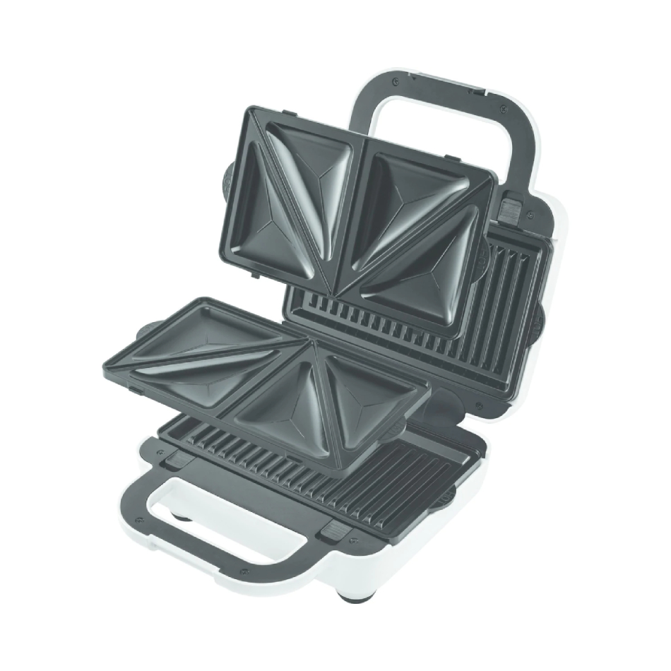 Kenwood 3in1 Waffle Sandwich Maker (White) SMP84.C0WH (Grill Pan