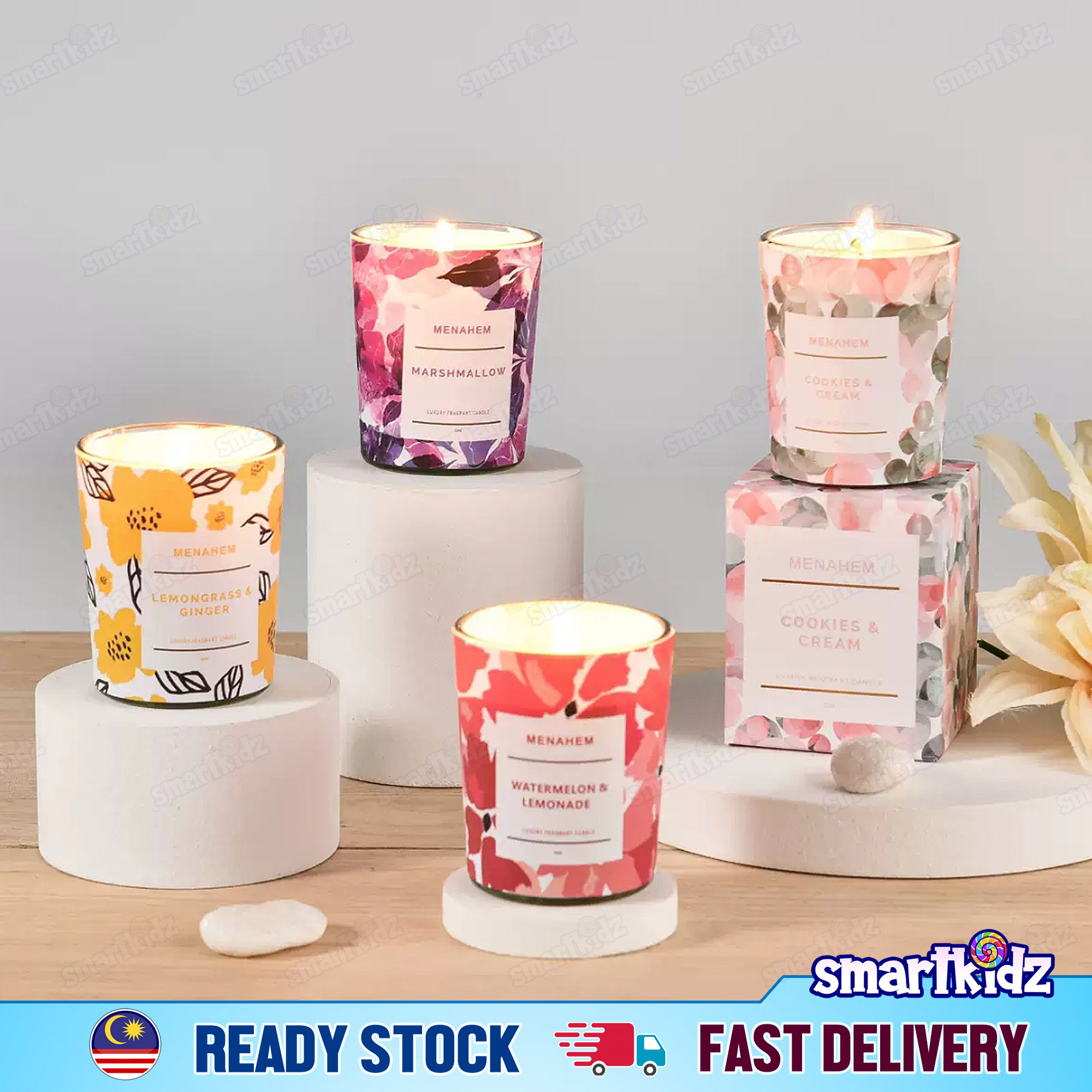[1Box] Aroma Candle in a Cup | Aromatherapy Candle | Lilin Wangi ...
