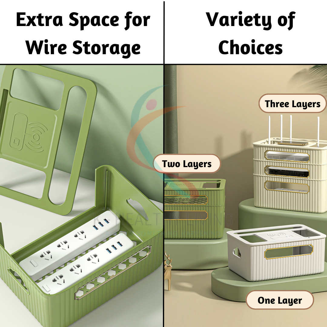 Household WiFi Router Storage Box Multifunctional Wireless Wifi Set-Top ...