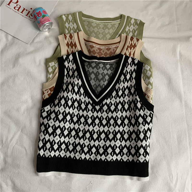 Short Sleeve Knit Layered Vest Top (TOP ONLY)