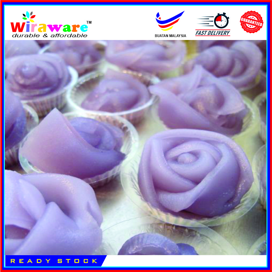 Acuan Pudding Jelly / Rose Jelly Mould / Acuan Kuih Ros (10pcs ...