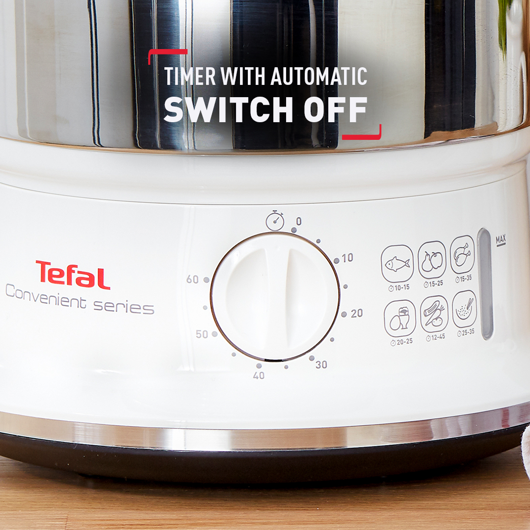 Tefal Convenient Stainless Steel Food Steamer VC1451 Shopee Malaysia