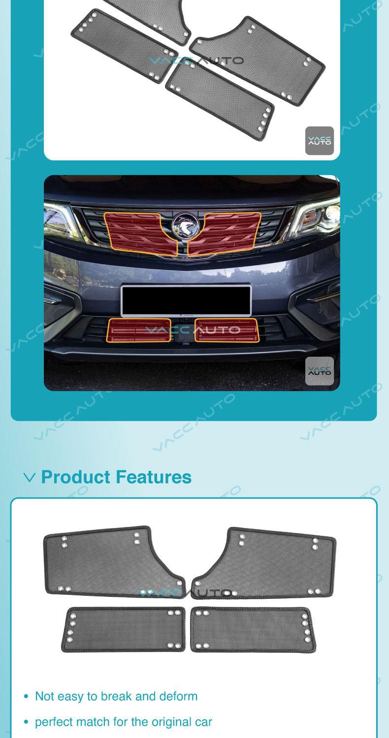 Proton X70 Front Insect Insert Grill Net Dustproof Catkin Protective ...