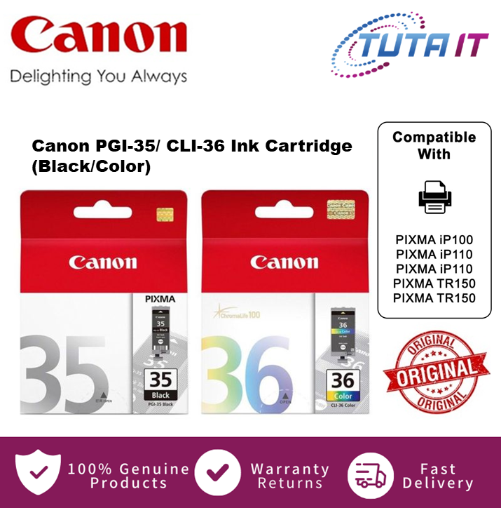 Canon PGI-35/ CLI-36 Ink Cartridge (Black/Color) | Shopee Malaysia