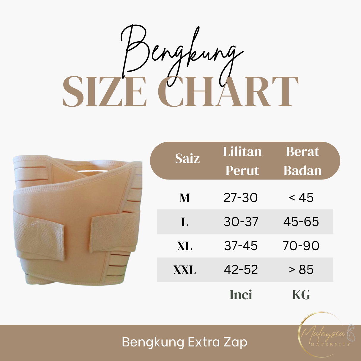 BENGKUNG EXTRA ZAP MODEN Bersalin Normal Ceaser M~XXL Maternity ...