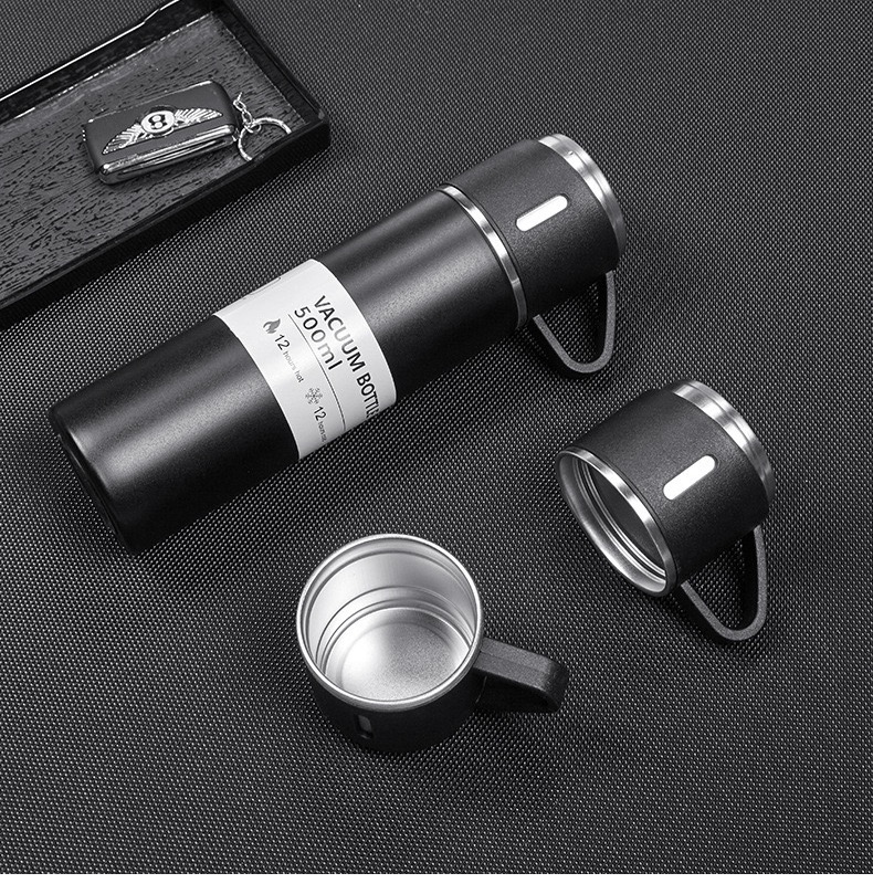 ListonX Thermos Cup Set 500ml 304 Stainless Steel Thermos Flask Bottle ...