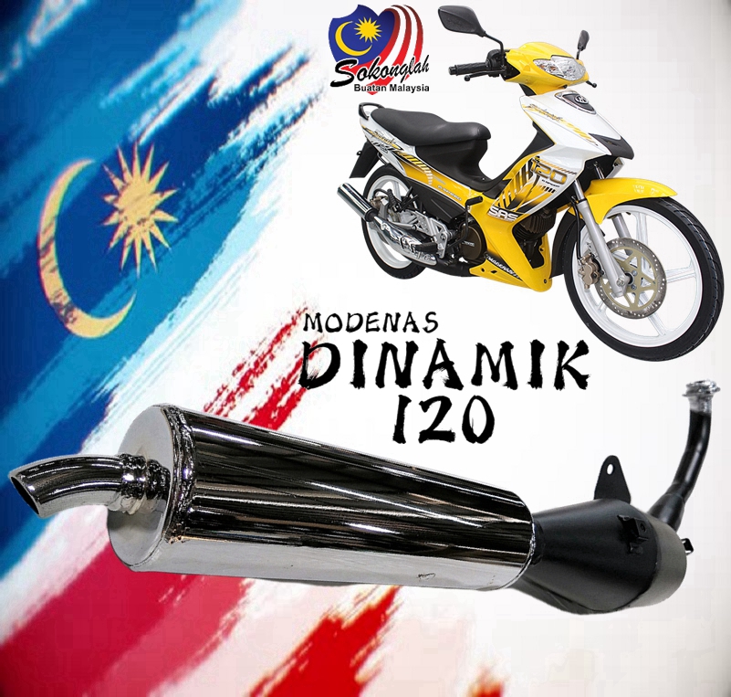 MODENAS DINAMIK 120 STD CHAMBER EXHAUST EJM EKZOS EJOS EXOS EPOWER ...
