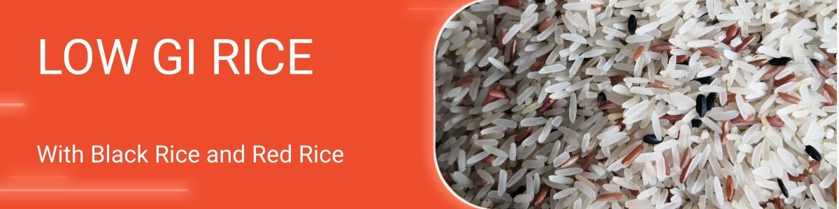 《𝗟𝗢𝗪 𝗚𝗜》2.8kg Low GI Rice with Black Rice Red Rice Suitable for ...