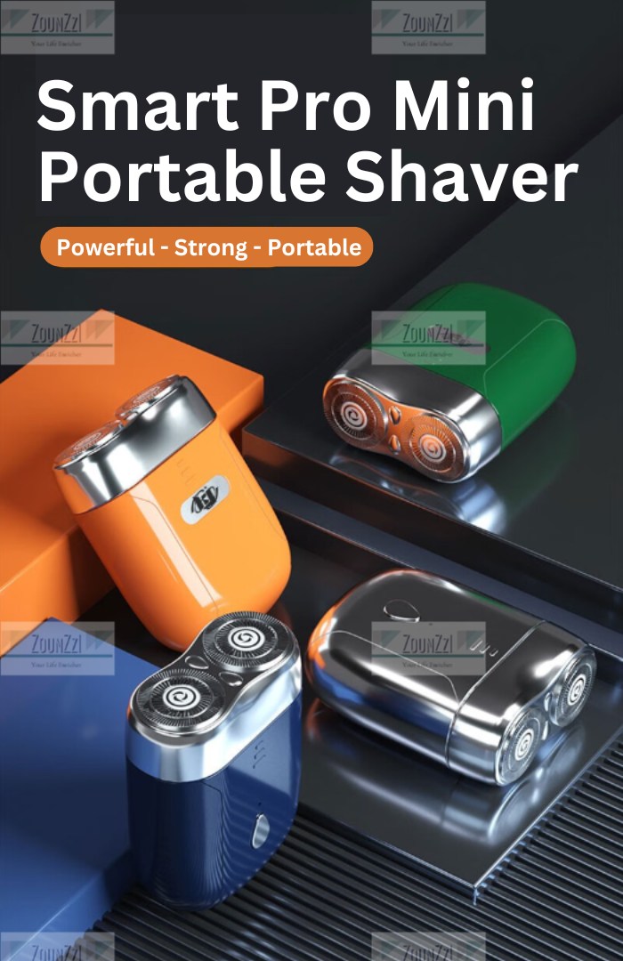 Smart Pro Mini Portable Shaver Long Lasting Battery Razors Charging ...