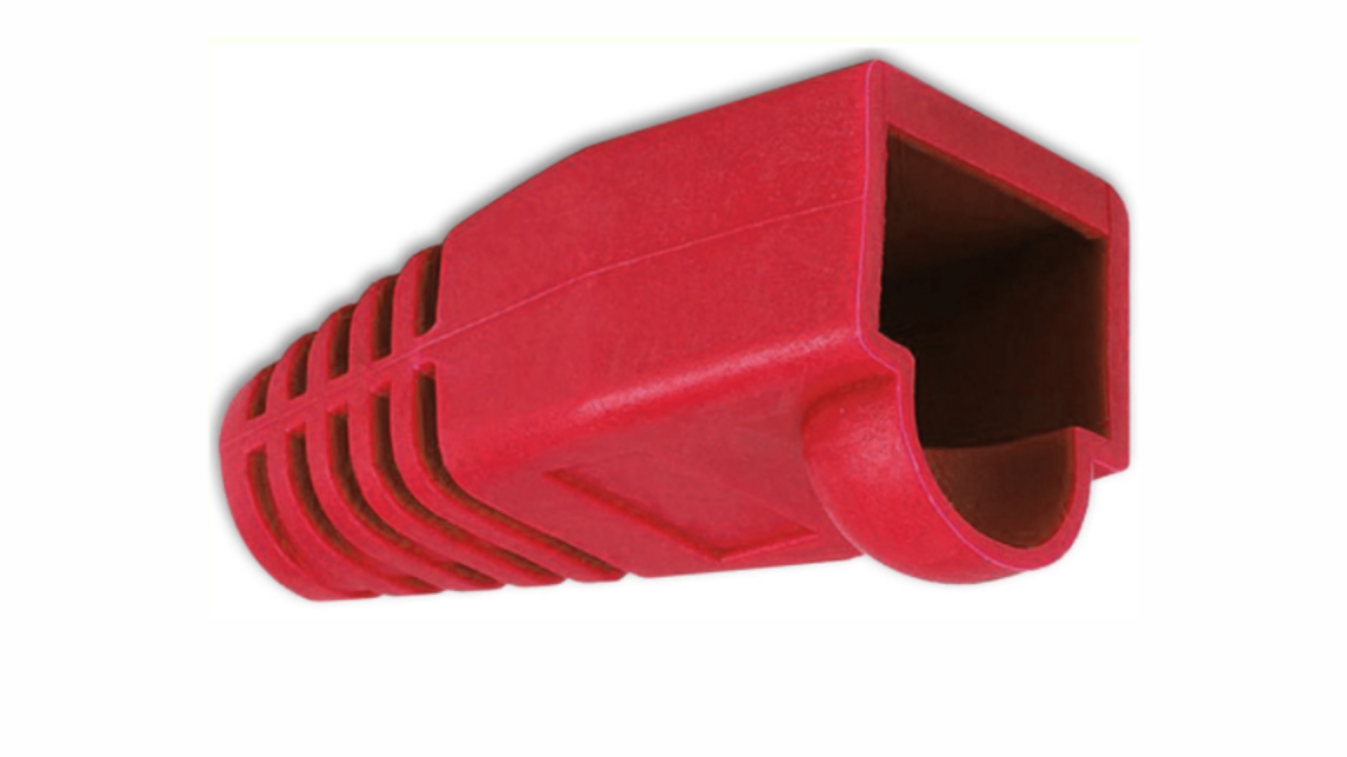 Red Rubber Boots RJ45 LAN Network Internet Cat5e Cat6 Crystal Plug ...