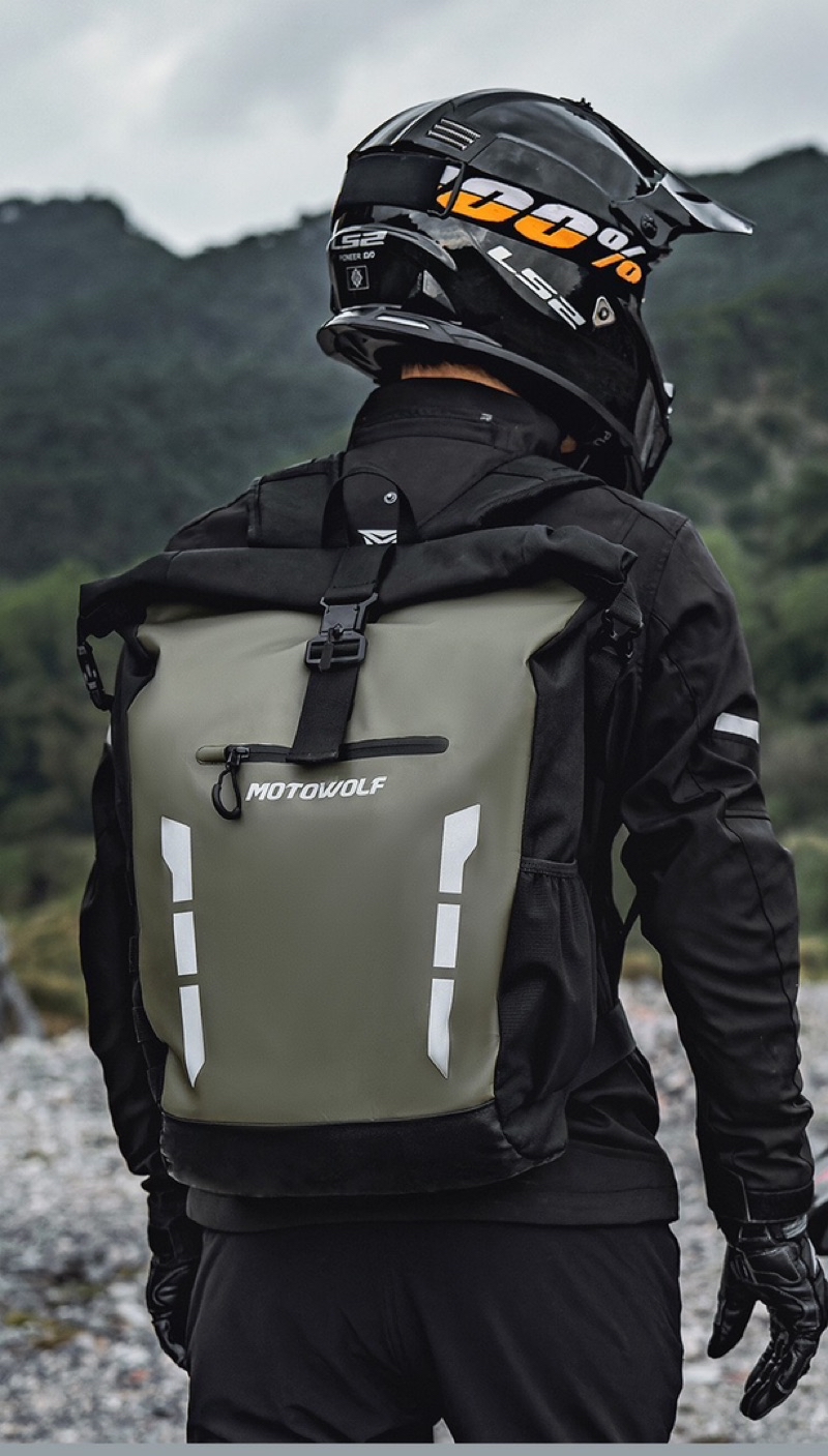 🔥Ready Stock🇲🇾MOTOWOLF MDL0716 Waterproof Rainproof Backpack Bag Galas ...