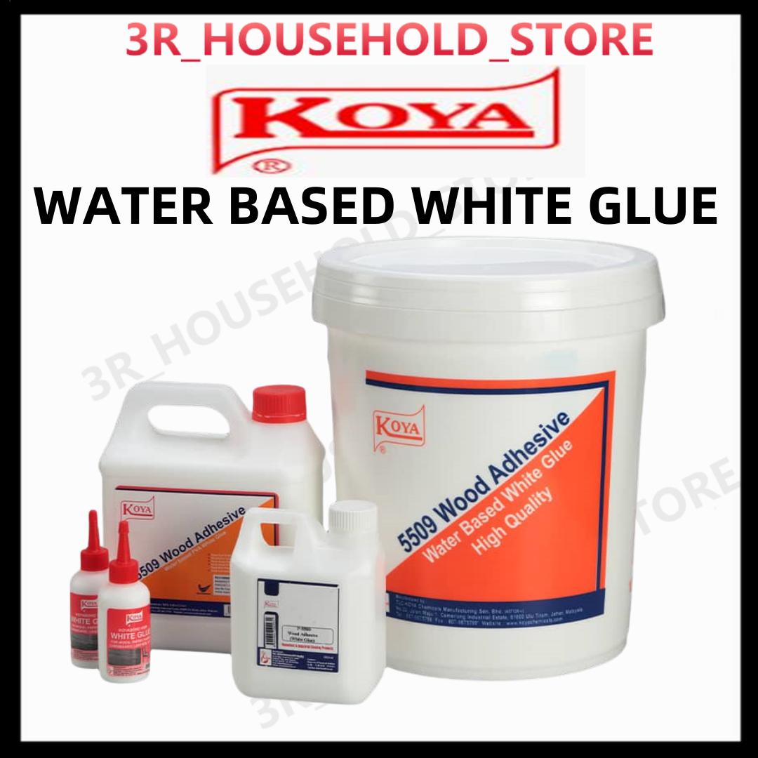 KOYA Wood Adhesive White Glue 4kg 家私工业用白胶水 Gam Kayu Gam Putih kraft ...