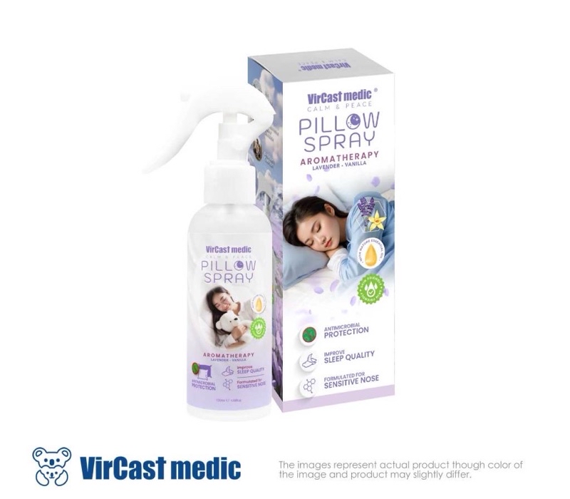 Vircast Medic Essential Oil Aromatherapy Pillow & Room (150ml) | Shopee ...