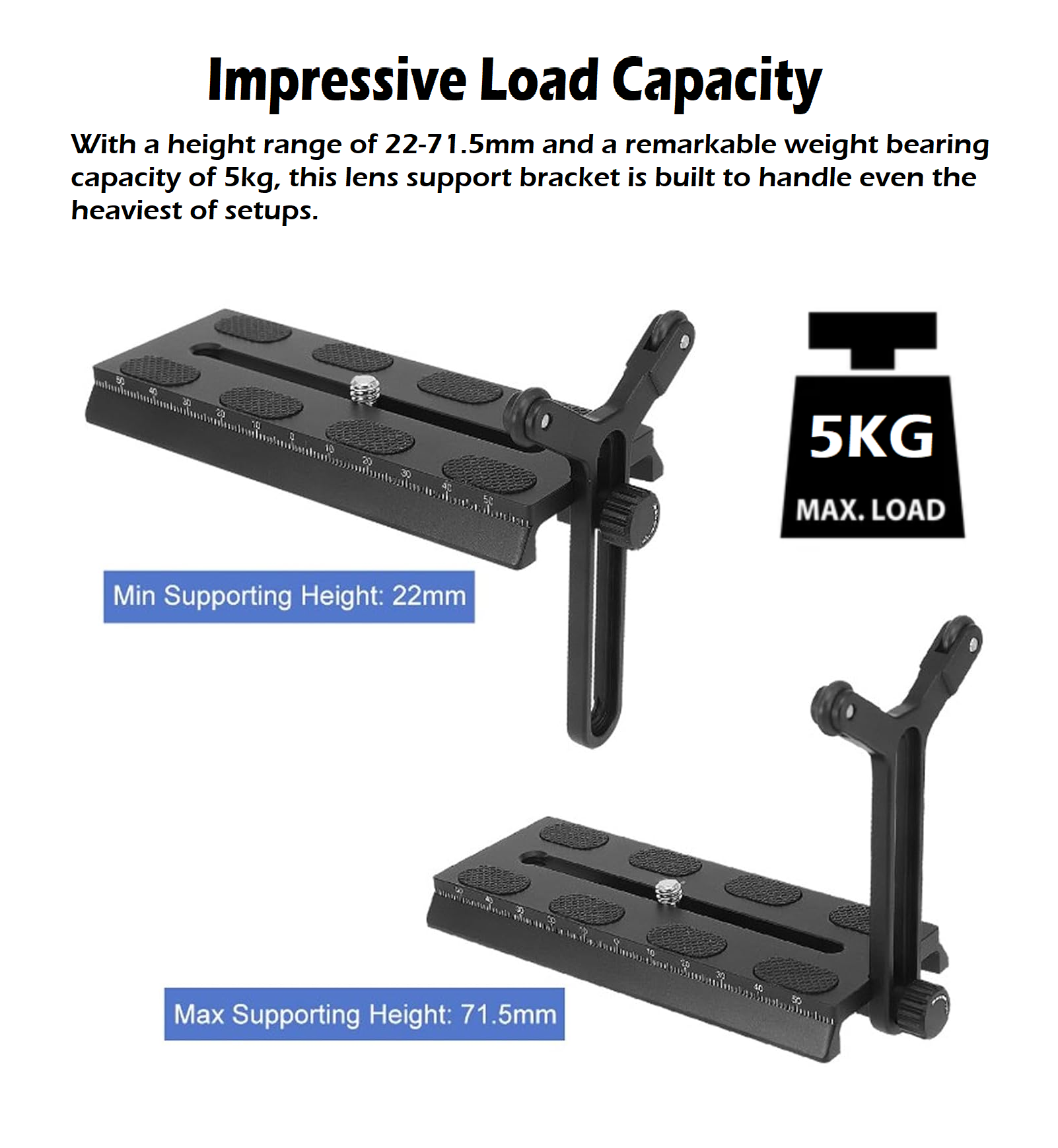 Y-Shape Lens Support Bracket with Double Wheels Y-Type Lens Support ...
