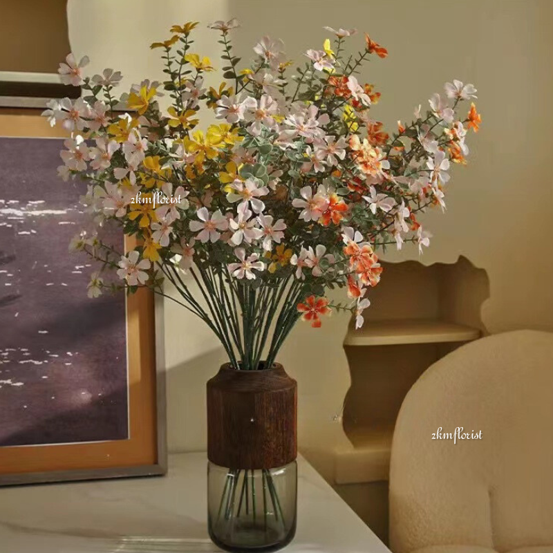 LITTLE JASMINE Artificial Flower Bouquet Living Room Home Decor ...