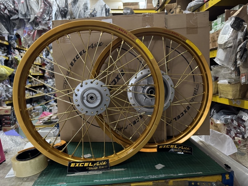 ALLOY RIM TAKASAGO ORIGINAL COMPLATED SET SUZUKI TXR PANTHER DEPAN ...